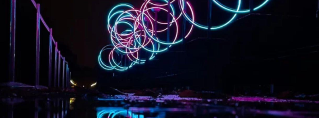 Canary wharf Lights